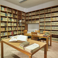 Sala di lettura della biblioteca